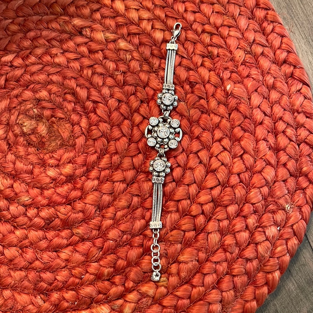 Brighton silver and crystal bracelet